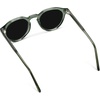 image:imageWMP Eyewear  Mens Modern Geometric P3 Round Retro Polarized Sunglasses Lightweight Acetate Frame Premium UV ProtectionCrystal Agave Green  Triple Black Lens