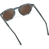 image:imageWMP Eyewear  Mens Modern Geometric P3 Round Retro Polarized Sunglasses Lightweight Acetate Frame Premium UV ProtectionCrystal Stone Blue  Brown Lens