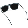 image:imageWMP Eyewear  Mens Polarized Flat Top Square SunglassesStone Blue  Triple Black Lens