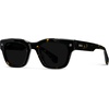 image:imageWMP Eyewear  Mens Polarized Rectangular Sunglasses Thick Acetate Frame Modern StyleObsidian Gold Tortoise  Triple Black Lens