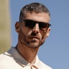 image:imageWMP Eyewear  Mens Polarized Retro Sunglasses  Classic Geometric Square Style Acetate Frame Keyhole BridgeCrystal Steel Blue  Brown Gold Gradient Lens