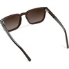 image:imageWMP Eyewear  Mens Polarized Square Sunglasses Thick Acetate Frame Modern Style UV400 ProtectionBurnt Cedar Brown  Brown Gradient Lens