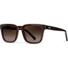 image:imageWMP Eyewear  Mens Polarized Square Sunglasses Thick Acetate Frame Modern Style UV400 ProtectionBurnt Cedar Brown  Brown Gradient Lens