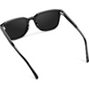 image:imageWMP Eyewear  Mens Rectangular Performance Sunglasses  Designed for Golf with AntiReflective Lenses and NonSlip Nose PadsBlack  Black Lens