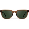 image:imageWMP Eyewear  Mens Rectangular Performance Sunglasses  Designed for Golf with AntiReflective Lenses and NonSlip Nose PadsCanyon Brown  Smoke Green Lens