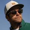 image:imageWMP Eyewear  Mens Rectangular Performance Sunglasses  Designed for Golf with AntiReflective Lenses and NonSlip Nose PadsCanyon Brown  Smoke Green Lens