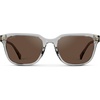 image:imageWMP Eyewear  Mens Rectangular Performance Sunglasses  Designed for Golf with AntiReflective Lenses and NonSlip Nose PadsCrystal Ice Grey  Brown Lens