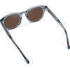 image:imageWearMe Pro  Mens Retro Round Oval Polarized Sunglasses Lightweight Acetate Frame UV Protection Metal Core DesignDenim Blue  Brown Lens