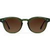 image:imageWearMe Pro  Mens Retro Round Oval Polarized Sunglasses Lightweight Acetate Frame UV Protection Metal Core DesignJade Green  Brown Gold Gradient Lens