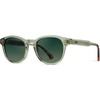 image:imageWearMe Pro  Mens Retro Round Oval Polarized Sunglasses Lightweight Acetate Frame UV Protection Metal Core DesignPalm Green  Smoke Green Gradient Lens