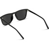 image:imageWearMe Pro  Polarized Lens Square Modern Sunglasses for MenBlack FrameBlack Lens