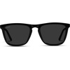 image:imageWearMe Pro  Polarized Lens Square Modern Sunglasses for MenBlack FrameBlack Lens