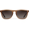 image:imageWearMe Pro  Polarized Lens Square Modern Sunglasses for MenBrown FrameBrown Lens