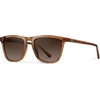 image:imageWearMe Pro  Polarized Lens Square Modern Sunglasses for MenBrown FrameBrown Lens