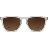 image:imageWearMe Pro  Polarized Lens Square Modern Sunglasses for MenClear  Brown Gold Gradient Lens