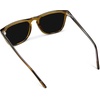 image:imageWearMe Pro  Polarized Lens Square Modern Sunglasses for MenCrystal Verde  Triple Black Lens