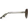 image:imageWearMe Pro  Polarized Pilot Style Classic Aviator SunglassesBrown Frame  Gradient Brown Lens