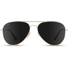 image:imageWearMe Pro  Polarized Pilot Style Classic Aviator SunglassesGold  Black