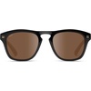 image:imageWearMe Pro  Polarized Retro Large Rectangular Mens SunglassesBlackBrown Lens