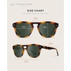 image:imageWearMe Pro  Polarized Retro Large Rectangular Mens SunglassesTortoise Brown Frame  Smoke Green Lens