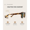 image:imageWearMe Pro  Polarized Retro Large Rectangular Mens SunglassesTortoise Brown Frame  Smoke Green Lens