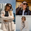 image:imageWearMe Pro  RetroInspired Square Double Bridge Aviator Womens Sunglasses Oversized Frame with Polarized UV ProtectionBeige Tortoise  Brown Lens