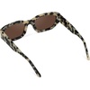 image:imageWearMe Pro  Womens Chunky Narrow Rectangular Sunglasses  Polarized Lightweight Acetate 100 UV ProtectionBeige Tortoise  Amber Lens