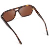image:imageWearMe Pro  Womens Polarized Aviator Sunglasses Acetate Frame amp Trendy Sleek Double BridgeRuby Tortoise  Tinted Red Lens