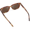 image:imageWearMe Pro  Womens Polarized Rectangular Sunglasses Narrow Acetate Frame Durable 5Barrel Hinges HandPolished FinishHoneycomb Tortoise  Brown Lens