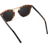 image:imageWearMe Pro  Womens Polarized Round Retro DoubleBridge Vintage SunglassesTortoise  Black Lens