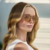 image:imageWearMe Pro  Womens Polarized Square Sunglasses Modern Square Aviator with Double Bridge Vintage AestheticsHoneycomb Tortoise  Gold Tinted Lens