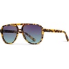 image:imageWearMe Pro Chic Retro Oversized Polarized Sunglasses Statement Aviators for WomenHoney Tortoise Frame  Twilight Gradient Lens