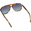 image:imageWearMe Pro Chic Retro Oversized Polarized Sunglasses Statement Aviators for WomenHoney Tortoise Frame  Twilight Gradient Lens