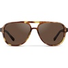 image:imageWearMe Pro Chic Retro Oversized Polarized Sunglasses Statement Aviators for WomenHoneycomb Tortoise  Brown Lens