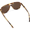 image:imageWearMe Pro Chic Retro Oversized Polarized Sunglasses Statement Aviators for WomenHoneycomb Tortoise  Brown Lens