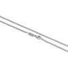 image:imageWearMe Pro Mens Pendant Necklace  3mm Rolo Box Chain amp Beveled Pendant with Porcelain Stone Inset