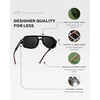 image:imageWearMe Pro Mens Polarized Aviator Sport Sunglasses  Lightweight NoSlip Fit for Pickleball amp Tennis  AntiGlare LensesBlack  Black Lens