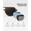 image:imageWearMe Pro Mens Polarized Aviator Sport Sunglasses  Lightweight NoSlip Fit for Pickleball amp Tennis  AntiGlare LensesDune Brown  Black Lens