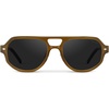 image:imageWearMe Pro Mens Polarized Aviator Sport Sunglasses  Lightweight NoSlip Fit for Pickleball amp Tennis  AntiGlare LensesDune Brown  Black Lens