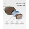 image:imageWearMe Pro Mens Polarized Aviator Sport Sunglasses  Lightweight NoSlip Fit for Pickleball amp Tennis  AntiGlare LensesSage Green  Brown Lens