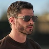 image:imageWearMe Pro Mens Polarized Aviator Sport Sunglasses  Lightweight NoSlip Fit for Pickleball amp Tennis  AntiGlare LensesSage Green  Brown Lens