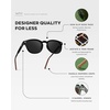 image:imageWearMe Pro Mens Polarized Round Sunglasses  Lightweight NonSlip Fit for Tennis amp Pickleball  AntiGlare Lens Sport StyleBlack  Black Lens
