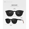 image:imageWearMe Pro Mens Polarized Round Sunglasses  Lightweight NonSlip Fit for Tennis amp Pickleball  AntiGlare Lens Sport StyleBlack  Black Lens