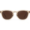 image:imageWearMe Pro Mens Polarized Round Sunglasses  Lightweight NonSlip Fit for Tennis amp Pickleball  AntiGlare Lens Sport StyleSand Brown  Dark Brown Lens