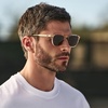 image:imageWearMe Pro Mens Polarized Round Sunglasses  Lightweight NonSlip Fit for Tennis amp Pickleball  AntiGlare Lens Sport StyleSand Brown  Dark Brown Lens