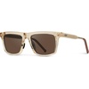 image:imageWearMe Pro Mens Polarized Square Sunglasses  Oversized Sport Style for Tennis amp Pickleball  AntiGlare Lens NoSlip GripSand Brown  Brown Lens