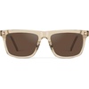 image:imageWearMe Pro Mens Polarized Square Sunglasses  Oversized Sport Style for Tennis amp Pickleball  AntiGlare Lens NoSlip GripSand Brown  Brown Lens
