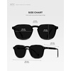 image:imageWearMe Pro Mens Polarized Square Sunglasses  Wide Fit Retro Style UV400 Lightweight Frame for Driving amp Daily WearBlack  Triple Black Lens