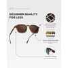 image:imageWearMe Pro Mens Polarized Square Sunglasses  Wide Fit Retro Style UV400 Lightweight Frame for Driving amp Daily WearCrystal Verde  Dark Brown Lens
