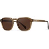 image:imageWearMe Pro Mens Polarized Square Sunglasses  Wide Fit Retro Style UV400 Lightweight Frame for Driving amp Daily WearCrystal Verde  Dark Brown Lens